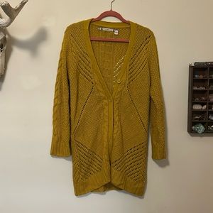 Mustard Yellow Cardigan